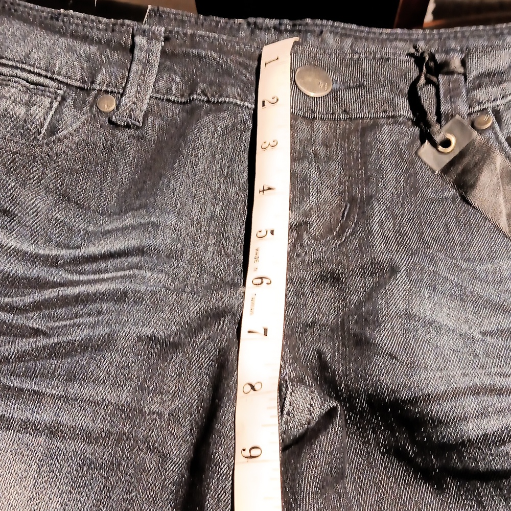 BLACK CRYSTAL BLUE JEANS - Picture 9 of 9